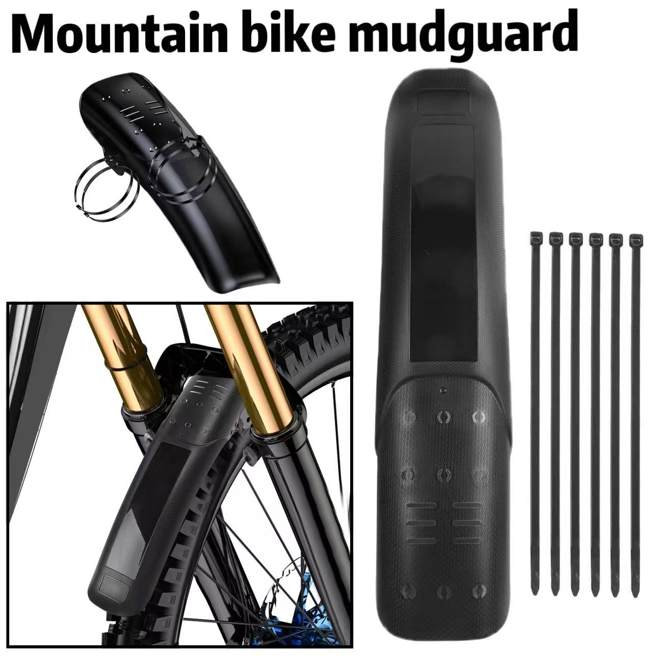 Bike Fender Set - Outdoor Cycling Bike Mudguard Set Easy