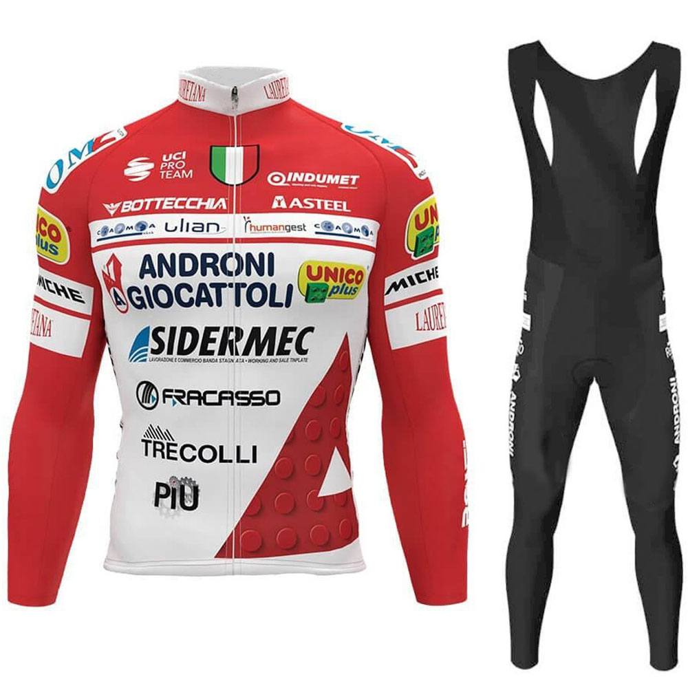 Cycling Gear Italy - Spring Autumn Androni Cycling Cycling Jersey