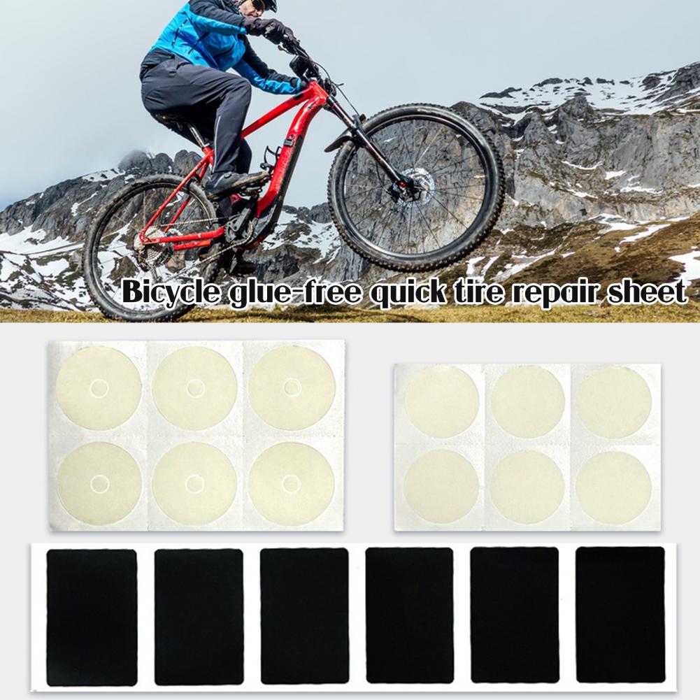 Bike Tube Repair Kit - Mtb Bicycle Tire Patch 6pcs Bicycle