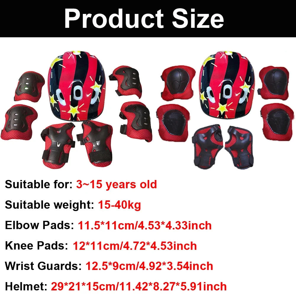Adjustable Kids Helmet and Kne - огляд і ціна Cycling Gear For Kids