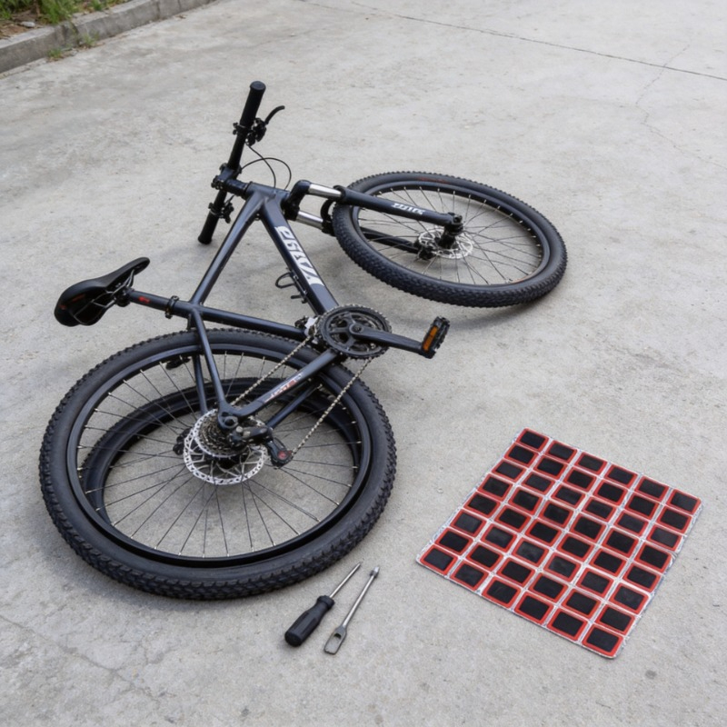 25mm Bike Rubber Puncture Patc - огляд і ціна Bike Tube Repair Kit