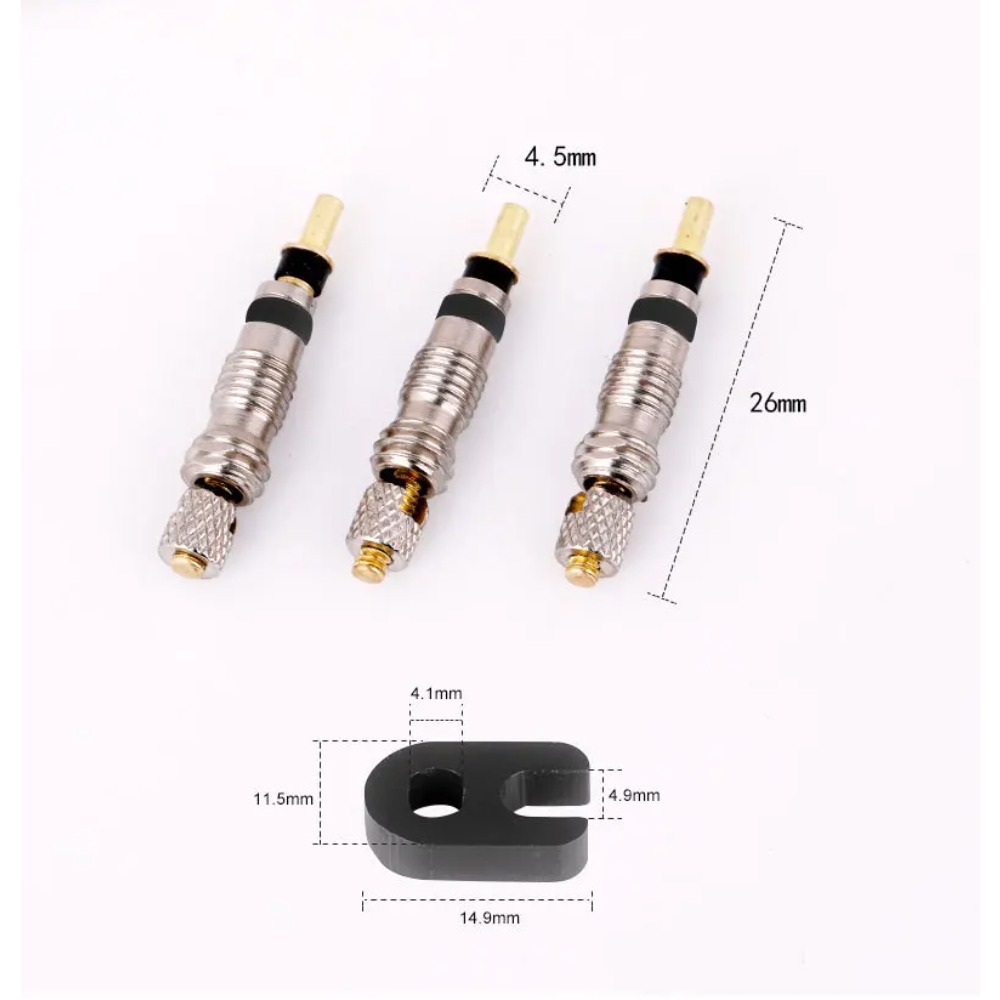 6/18Pcs Bicycle Valve Core Fre - огляд і ціна Bike Tube Repair Kit