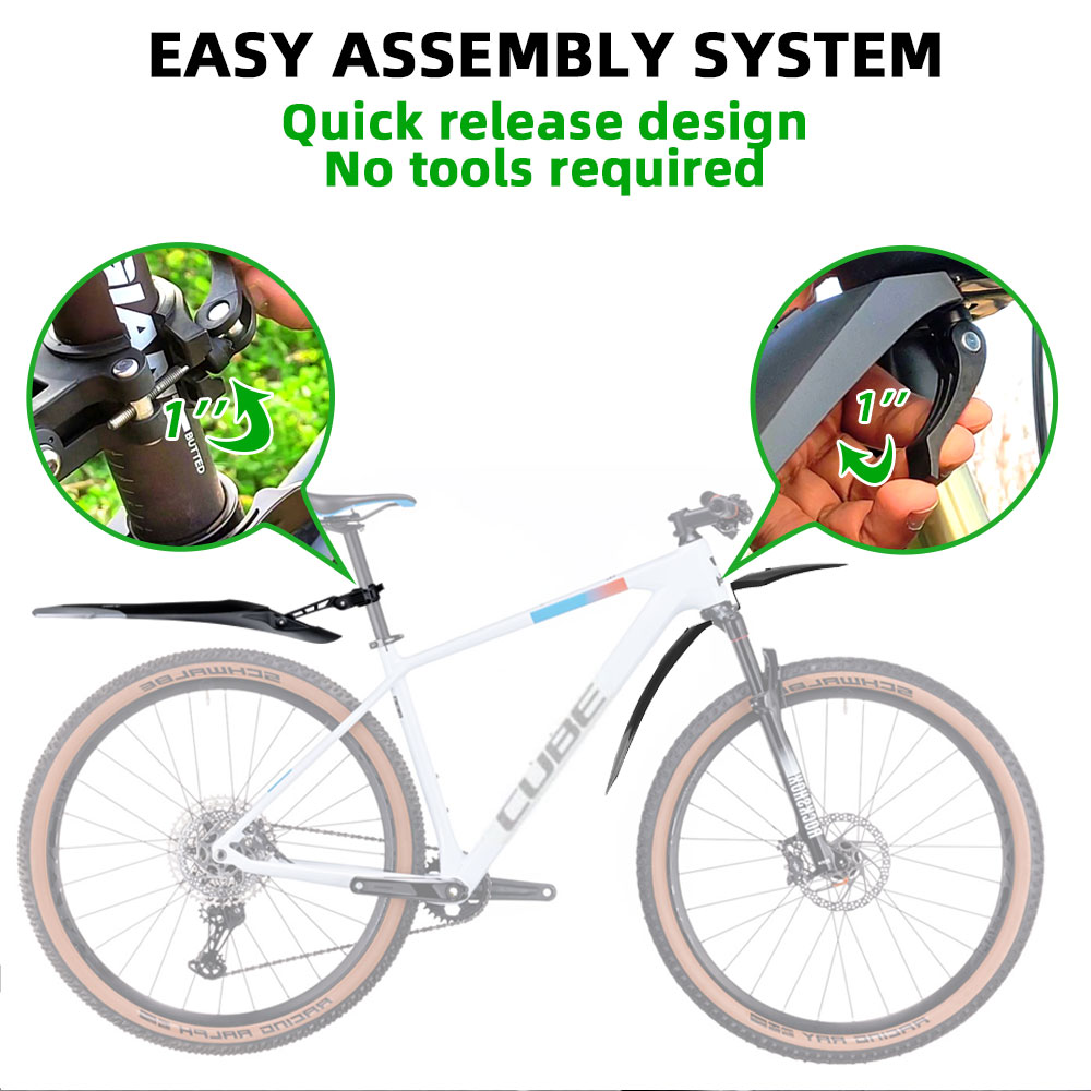 RBRL MTB Bicycle Mudguard Quic - огляд і ціна Bike Fender Set