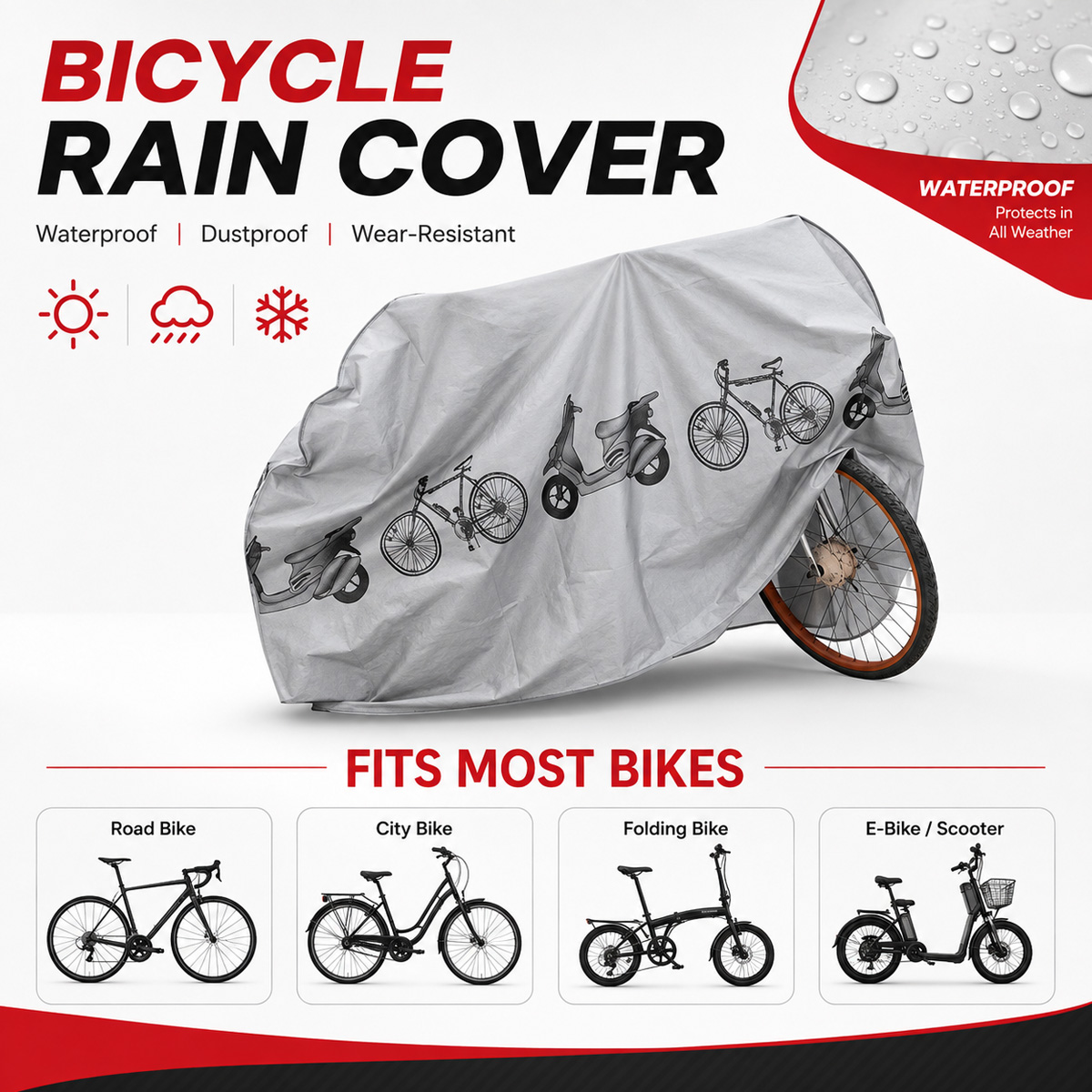 PINMOAP Universal Bicycle Rain - огляд і ціна Cycling Gear Organizer Bag