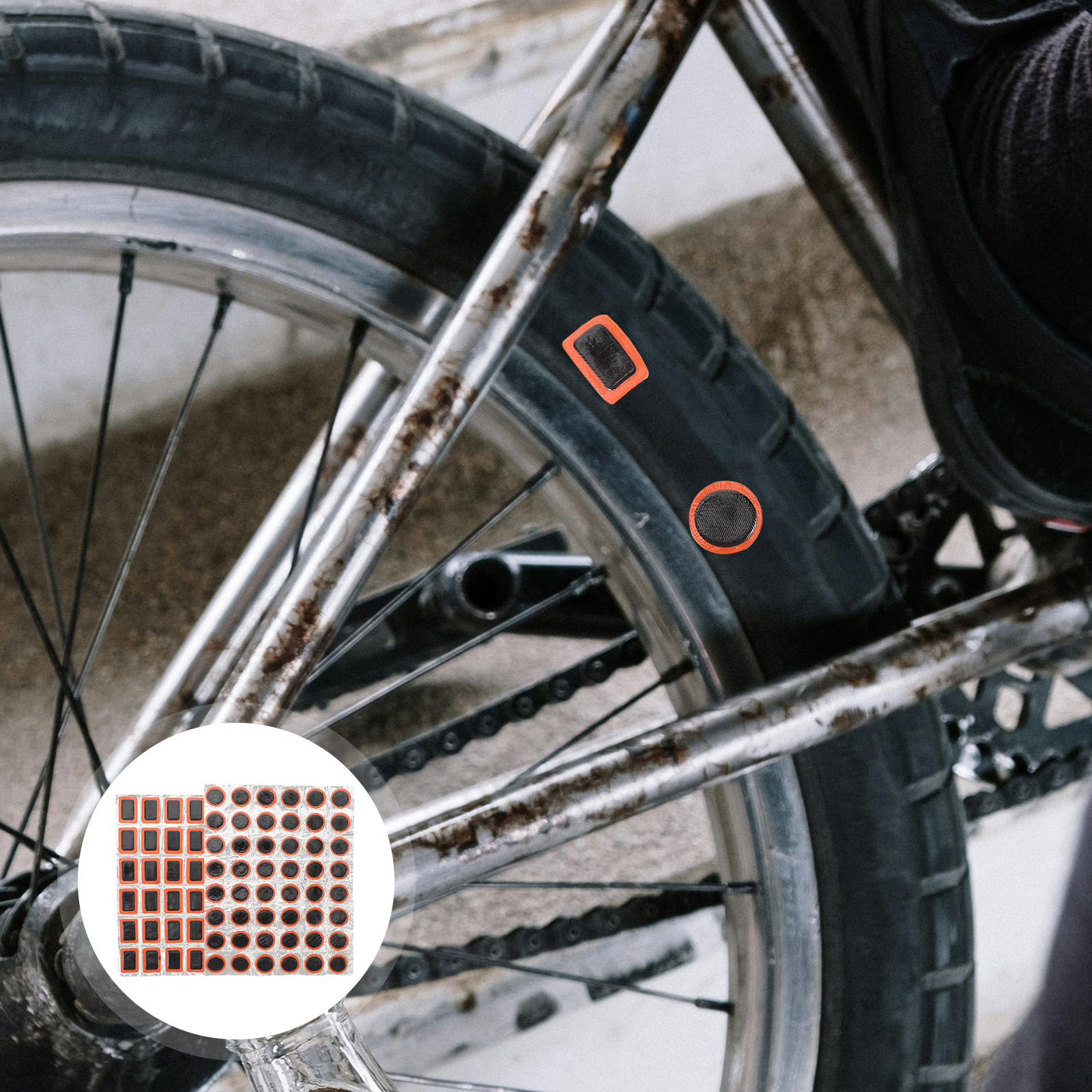 2Sheets Bike Tire Repair Patch - огляд і ціна Bike Tube Repair Kit
