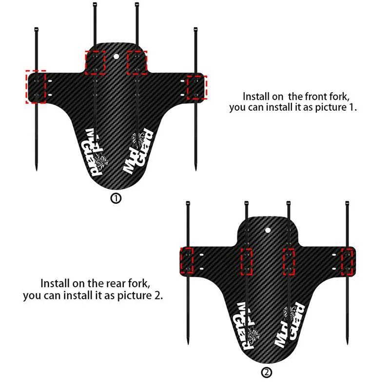 1 Piece Bike Fenders Front/Rea - огляд і ціна Bike Fender Set