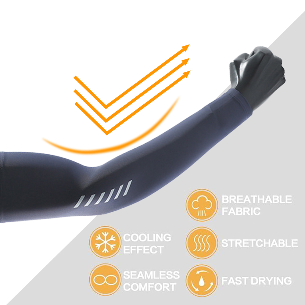 Ice Silk Sleeve UV Protection  - огляд і ціна Cycling Arm Warmers
