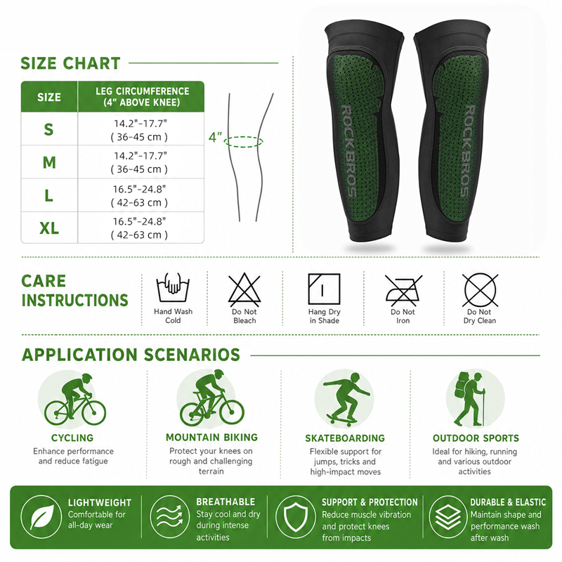 ROCKBROS Cool Sport Legs MTB C - огляд і ціна Cycling Gear Parts