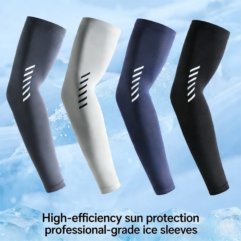 1 Pair Ice Silk Sleeve Lightwe - огляд і ціна Cycling Arm Warmers