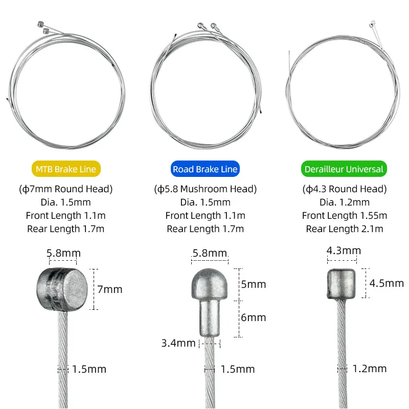 Brake Derailleur Cables Kit Ca - огляд і ціна Cycling Gear Parts