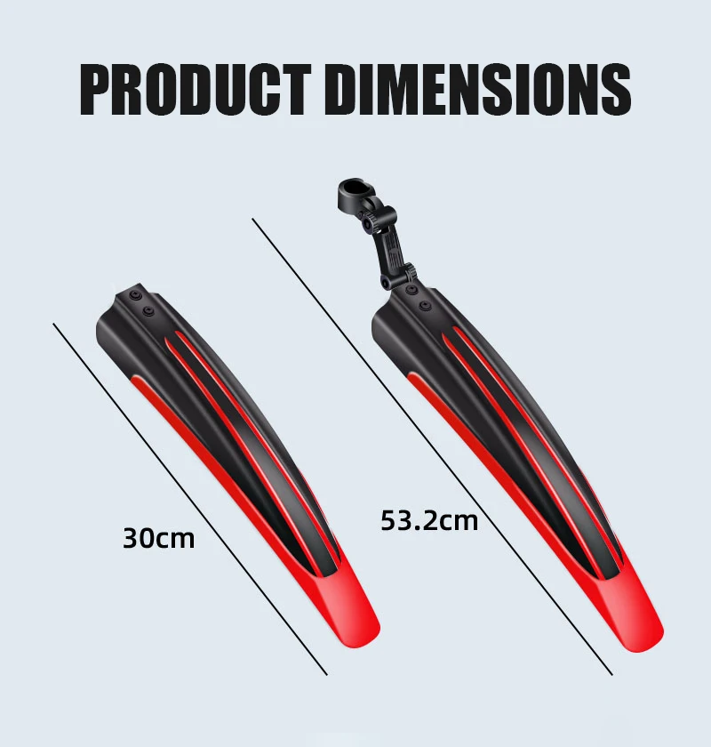 2pcs Bicycle Fenders Splash Fe - огляд і ціна Bike Fender Set
